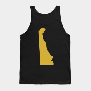 Delaware state map Tank Top